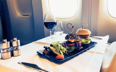 Food talk on a plane…